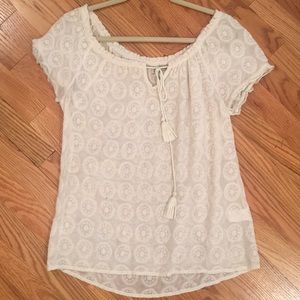 Sheer Lucky Brand shirt!